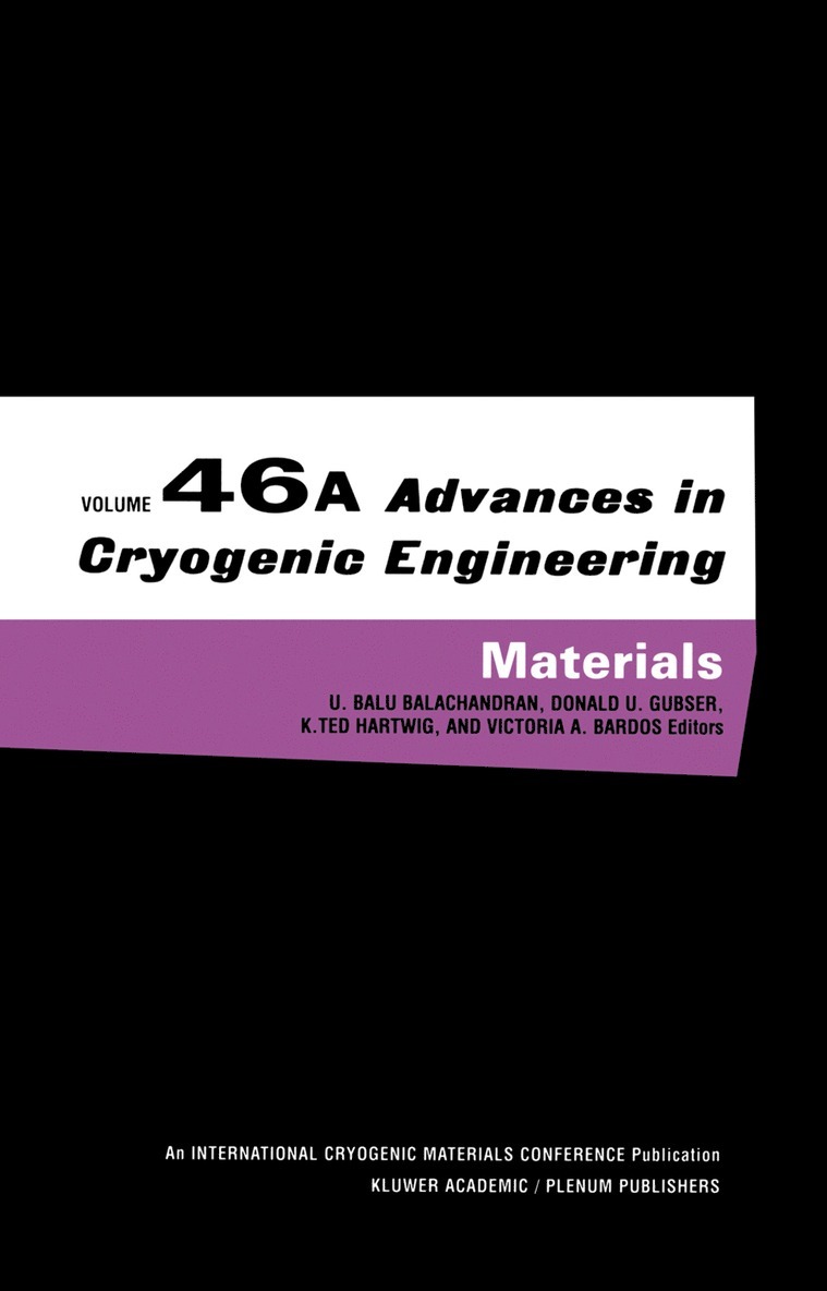 Advances in Cryogenic Engineering Materials 1