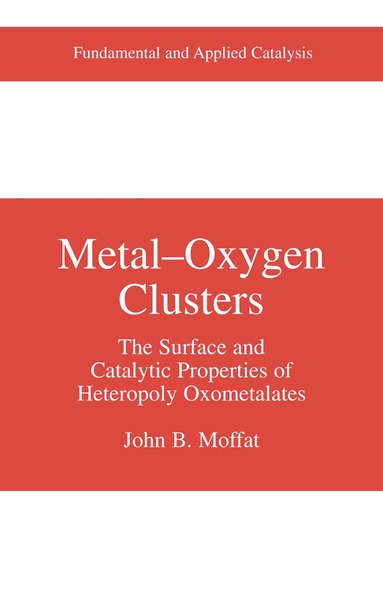 John B. Moffat - Metal-Oxygen Clusters, Inbunden