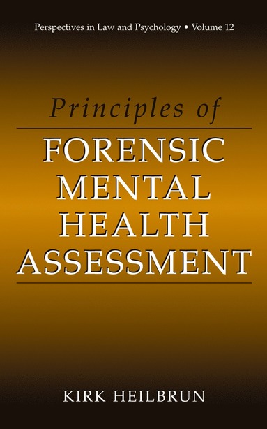 bokomslag Principles of Forensic Mental Health Assessment