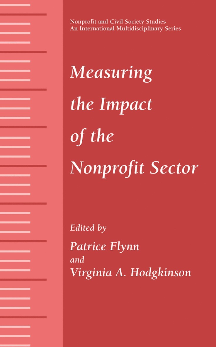 Patrice Flynn, Virginia A. Hodgkinson, Virginia a. Hodgkinson - Measuring the Impact of the Nonprofit Sector, Häftad