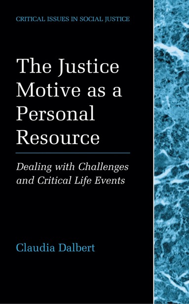 bokomslag Justice Motive as a Personal Resource