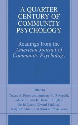 A Quarter Century of Community Psychology 1