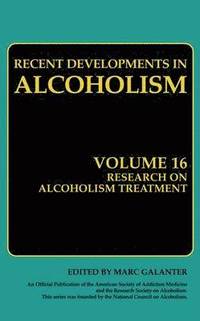 bokomslag Research on Alcoholism Treatment