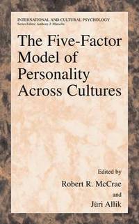 bokomslag The Five-Factor Model of Personality Across Cultures