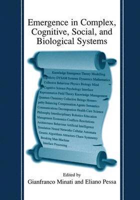 Gianfranco Minati, Congresso Italiano Di Sistemica, Gianfranco Minati, Eliano Pessa - Emergence in Complex, Cognitive, Social, and Biological Systems, Inbunden