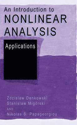 An Introduction to Nonlinear Analysis: Applications 1
