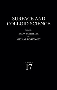 bokomslag Surface and Colloid Science