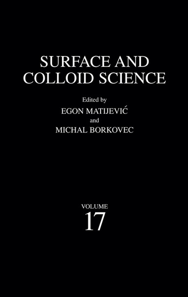 bokomslag Surface and Colloid Science