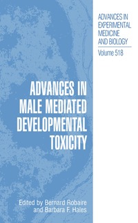 bokomslag Advances in Male Mediated Developmental Toxicity