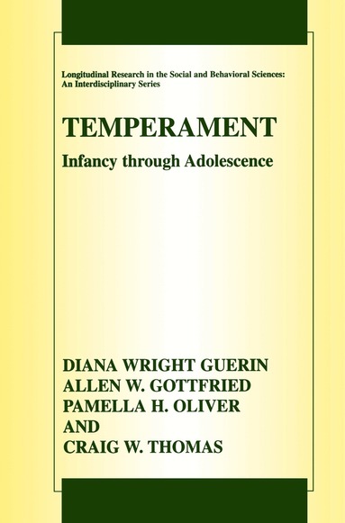 Diana Wright Guerin, Allen W. Gottfried, Pamella H. Oliver, Craig W. Thomas - Temperament, Inbunden
