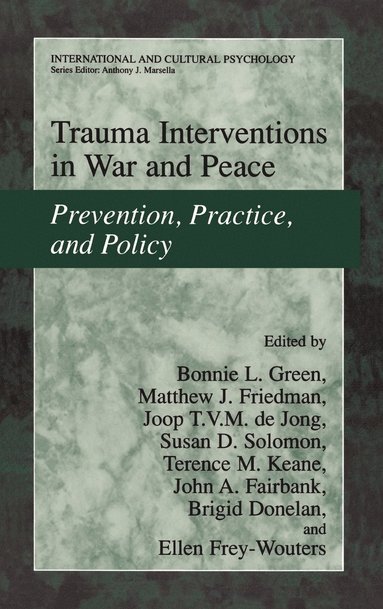 bokomslag Trauma Interventions in War and Peace
