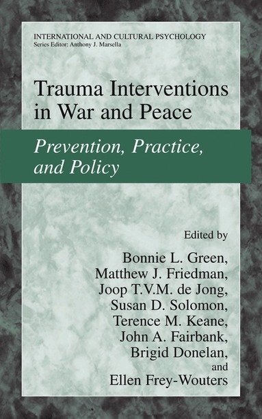 bokomslag Trauma Interventions in War and Peace