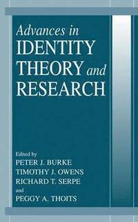 bokomslag Advances in Identity Theory and Research