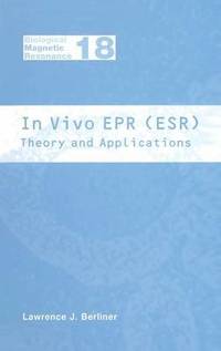 bokomslag In Vivo EPR (ESR)