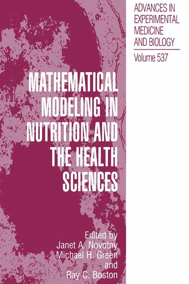 bokomslag Mathematical Modeling in Nutrition and the Health Sciences