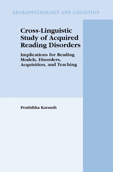 bokomslag Cross-Linguistic Study of Acquired Reading Disorders