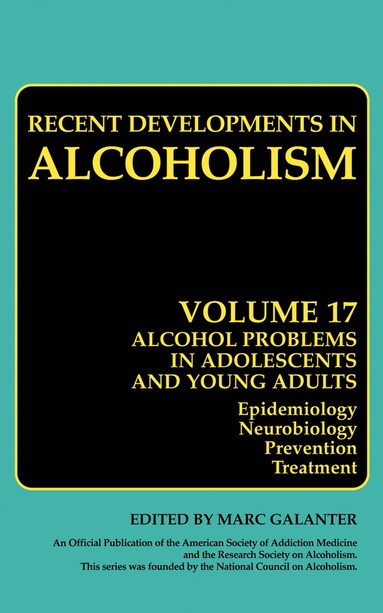 bokomslag Alcohol Problems in Adolescents and Young Adults