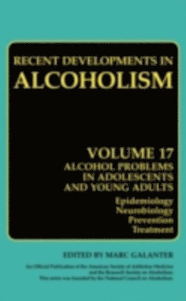 bokomslag Recent Developments in Alcoholism