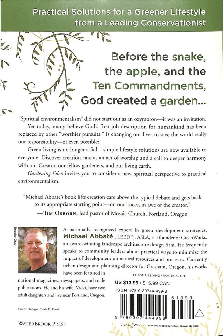 Mike Abbate, Michael Abbate - Gardening Eden, Häftad