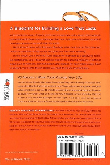 Kay Arthur, B J Lawson, David Lawson - Building a Marriage that Really Works, Häftad