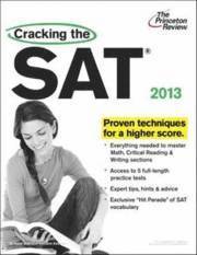 bokomslag Cracking the SAT: 2013 Edition