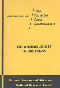 bokomslag Expansion Joints in Buildings