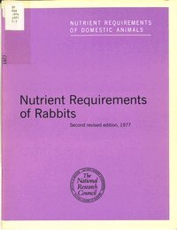 National Research Council, Board on Agriculture, Committee on Animal Nutrition - Nutrient Requirements of Rabbits, Häftad