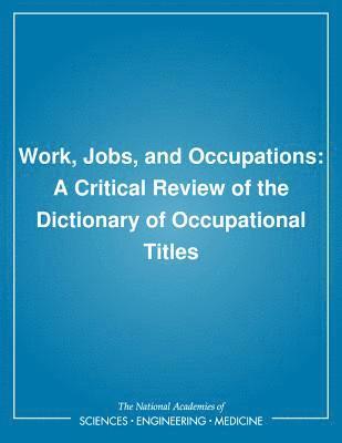 bokomslag Work, Jobs, and Occupations