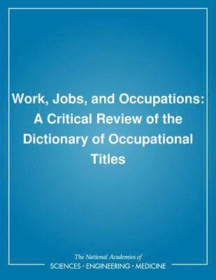 Work, Jobs, and Occupations