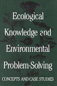 bokomslag Ecological Knowledge and Environmental Problem-Solving