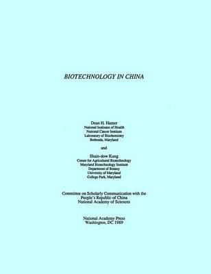 bokomslag Biotechnology in China
