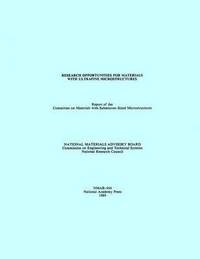 bokomslag Research Opportunities for Materials with Ultrafine Microstructures