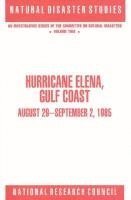 National Research Council, Division on Engineering and Physical Sci - Hurricane Elena, Gulf Coast, Häftad