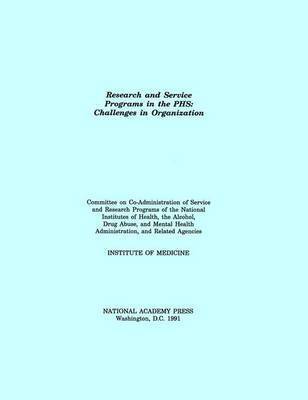 bokomslag Research and Service Programs in the PHS