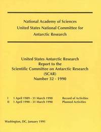 bokomslag The United States Antarctic Research Report to the Scientific Committee on Antarctic Research (SCAR)