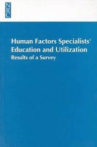 bokomslag Human Factors Specialists'Education and Utilization