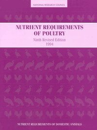 National Research Council, Board on Agriculture, Subcommittee on Poultry Nutrition - Nutrient Requirements of Poultry, Häftad