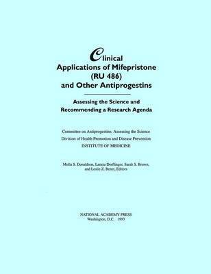 bokomslag Clinical Applications of Mifepristone (RU486) and Other Antiprogestins