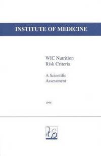 bokomslag WIC Nutrition Risk Criteria