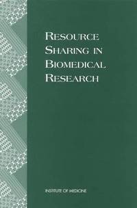 bokomslag Resource Sharing in Biomedical Research