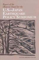 bokomslag Report of the Observer Panel for the U.S.-Japan Earthquake Policy Symposium