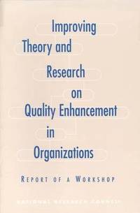 bokomslag Improving Theory and Research on Quality Enhancement in Organizations