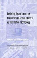 bokomslag Fostering Research on the Economic and Social Impacts of Information Technology