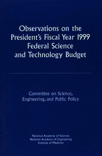 Observations on the President's Fiscal Year 1999 Federal Science and Technology Budget