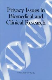 bokomslag Privacy Issues in Biomedical and Clinical Research