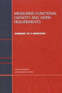bokomslag Measuring Functional Capacity and Work Requirements