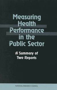 bokomslag Measuring Health Performance in the Public Sector