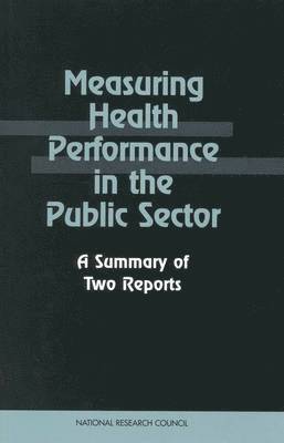 Measuring Health Performance in the Public Sector 1