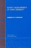 bokomslag Survey Measurement of Work Disability