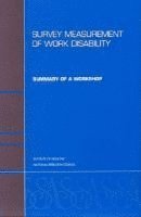 Survey Measurement of Work Disability